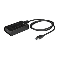 StarTech.com 4 Port USB 3.0 Hub - USB Type-A to 1x USB-C & 3x USB-A - Commercial …
