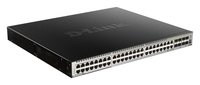 D-Link 48-Port PoE L3 Stackable Managed Gigabit Switch including 4 x 1000BaseT/SF…