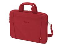 DICOTA Eco Slim Case BASE - Notebook carrying case - 13 inch - 14.1 inch - red