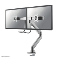 Neomounts NM-D775DXSILVER Monitor arm 10-32 inch - gas spring - Topfix - 180°-stop
