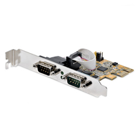 StarTech.com 2-Port PCI Express Serial Interface Card, Dual Port PCIe to RS232 (D…