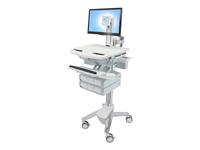Ergotron StyleView - Cart - open architecture - for LCD display / PC equipment - …