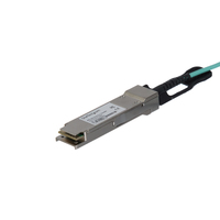 StarTech.com MSA Uncoded 15m/49.2ft 40G QSFP+ to QSFP+ AOC Cable - 40 GbE QSFP+ A…