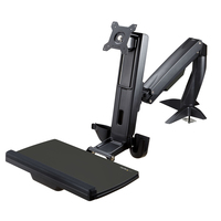 StarTech.com Sit Stand Monitor Arm - Desk Mount Adjustable Sit-Stand Workstation …