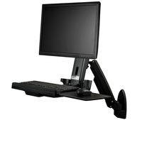 StarTech.com Wall Mount Workstation - Articulating Full Motion Standing Desk with…