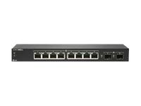 SonicWall Switch SWS12-8 - Switch - Managed - 8 x 10/100/1000 + 2 x Gigabit SFP -…