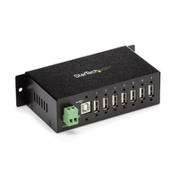 StarTech.com 7-Port USB 2.0 Hub - Metal Industrial USB-A Hub with ESD Protection …