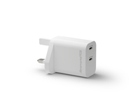 dbramante1928 re-charge - UK Wall Charger 2xUSB-C 25W - W