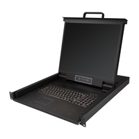 StarTech.com Rackmount KVM Console - Single Port VGA KVM with 19 inch LCD Monitor for…