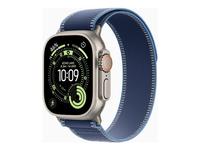Apple Watch Ultra 3 - natural titanium - Yes smart watch with Trail Loop - blue/b…