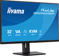 iiyama ProLite 32” 4K VA panel with USB-C Dock (95W), KVM Switch, LAN and PiP/PbP