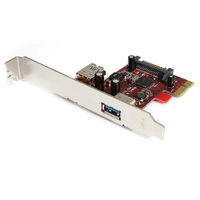 StarTech.com 2 port PCI Express SuperSpeed USB 3.0 Card with UASP Support - 1 Int…