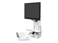 Ergotron StyleView Sit-Stand Vertical Lift, Patient Room - Wall mount for LCD dis…