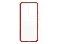 OtterBox React Samsung Galaxy S21 Ultra 5G Power Red - clear/red - ProPack