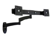 Ergotron 200 Series Dual Monitor Arm - Mounting kit (wall bracket, dual articulat…