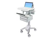 STYLEVIEW LAPTOP CART, 2 DRAWERS