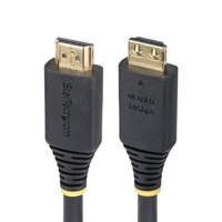 StarTech.com 3ft (0.9m) High Speed HDMI Cable with Gripping Connectors, 4K 60Hz/1…