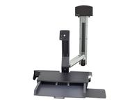 Ergotron 45-272-026 StyleView Sit-Stand Combo System with Worksurface & Small Bla…