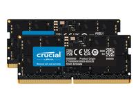 Crucial - DDR5 - kit - 32 GB: 2 x 16 GB - SO-DIMM 262-pin - 4800 MHz / PC5-38400 …