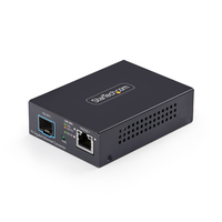 StarTech.com 10GbE Multi-Gigabit Open SFP+ Fiber Media Converter, 10G/5G/2.5G/1G/…