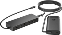 HP Universal - Docking station - USB-C - HDMI, DP - 10Mb LAN - with Laptop Charger