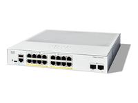 Cisco Catalyst 1300-16FP-2G - Switch - L3 - Managed - 16 x 10/100/1000 (PoE+) + 2…