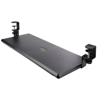 StarTech.com Under-Desk Keyboard Tray, Clamp-on Ergonomic Keyboard Holder, Up to …