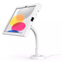 Compulocks iPad 10.9 inch 10th Gen Swell Enclosure Flex Arm Mount White