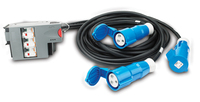 APC PDM2332IEC-3P30R-1 power distribution unit (PDU) Black, Blue