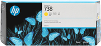 HP 738 300-ml Yellow DesignJet Ink Cartridge