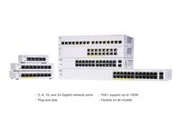 Cisco Business 110 Series 110-24T - Switch - unmanaged - 24 x 10/100/1000 + 2 x c…