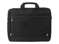 techair - Notebook carrying shoulder bag - 15.6 inch - black