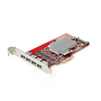 StarTech.com 4-Port USB-A PCIe Card, USB 3.2 10Gbps, PCI Express 3.0 Expansion Ca…
