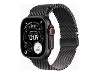 Apple Watch Ultra 3 - black titanium - Yes smart watch with milanese loop - black…