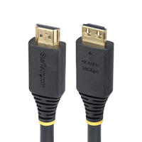 StarTech.com 5m (16ft) High Speed HDMI Cable with Gripping Connectors, 4K 60Hz/14…