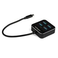 StarTech.com 4-Port USB C Hub - USB-C to 4x USB-A Ports - SuperSpeed 10Gbps USB 3…