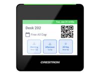 Crestron TSS-470E-B-T - Room manager - 3.5 inch, desk scheduling - wireless, wired - …