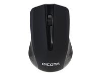 DICOTA Comfort - Mouse - laser - wireless - USB wireless receiver - black