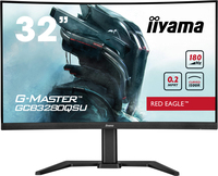 iiyama G-MASTER Immerse yourself in the game with the curved GCB3280QSU Red Eagle…