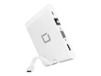 DICOTA USB-C Portable Docking 9-in-1 with HDMI - Docking station - USB-C - VGA, H…