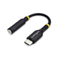 StarTech.com 5in (12.7cm) USB-C to 3.5mm TRRS Headphone/Headset Jack Audio Adapte…