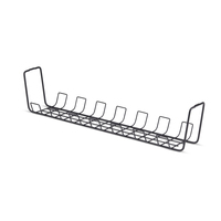 StarTech.com Under Desk Cable Management Tray, 24 inch Long, Metal Basket Style Cable…