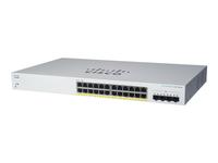 Cisco Business 220 Series CBS220-24FP-4G - Switch - smart - 24 x 10/100/1000 (PoE…