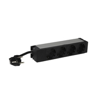 Legrand 646801 power distribution unit (PDU) 4 AC outlet(s) 1U Black