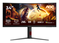 AOC G4 CU34G4Z computer monitor 86.4 cm (34 inch) 3440 x 1440 pixels Wide Quad HD LED…