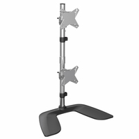 StarTech.com Vertical Dual Monitor Stand - Ergonomic Desktop Stacked Two Monitor …