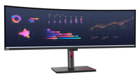 Lenovo ThinkVision P49w-30 LED display 124.5 cm (49 inch) 5120 x 1440 pixels DQHD Bla…