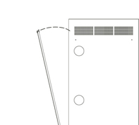Middle Atlantic Products WR-RAP-37 rack accessory Rear access panel