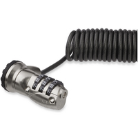 StarTech.com 6ft (1.8m) Self-Coiling Laptop Cable Lock - Portable 3-Digit Combina…