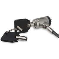 StarTech.com 6ft (2m) Laptop Cable Lock with Keys - Keyed Security Cable Lock for…